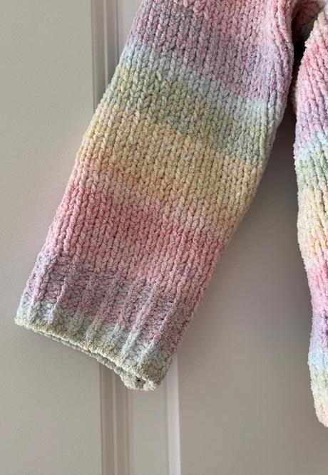 Dúhový pestrofarebný sveter, dopodopo, 98, dopodopo,98