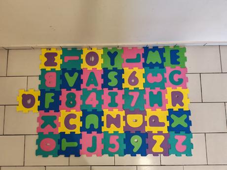 Penové štvorce - abeceda, 