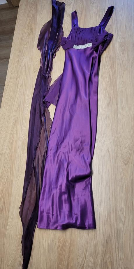 Spoločenské šaty č. 40 - fialové, 40