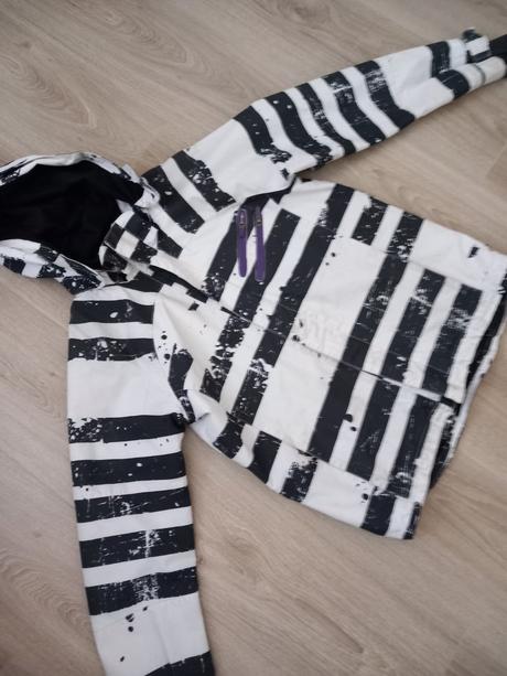 Prechodna bunda podsita flisom, h&m,152