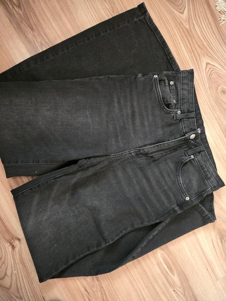 Dámske wide leg džínsy veľ.34, c&a,xs