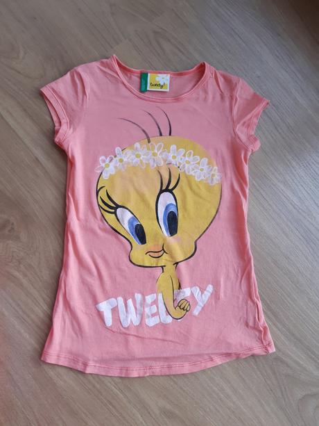 Bavlnené tričko s tweety zn. benetton, benetton,134