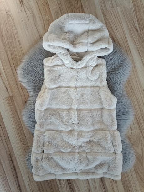 Kožušinová vesta, amisu,34 / xs