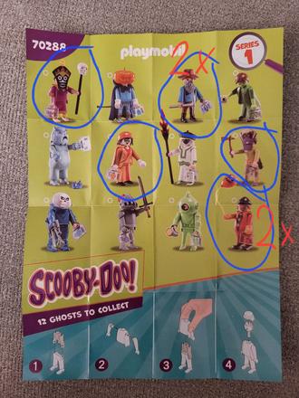 Playmobil figurky scooby doo,
