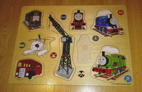 Velke drevene thomas puzzle, 