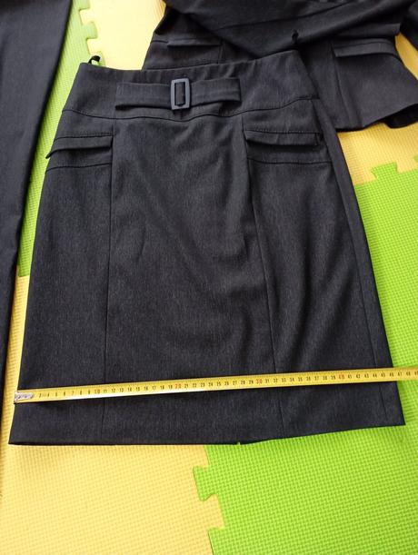 3dielny komplet, sako, sukňa, nohavice, s