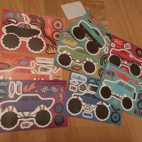 Nalepky 8ks harkov sportove auta, 