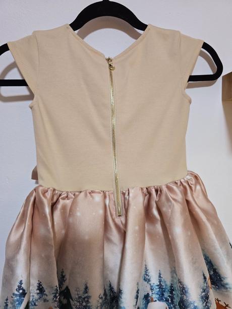 Šaty h&m so zimným motívom 122/128, h&m,122