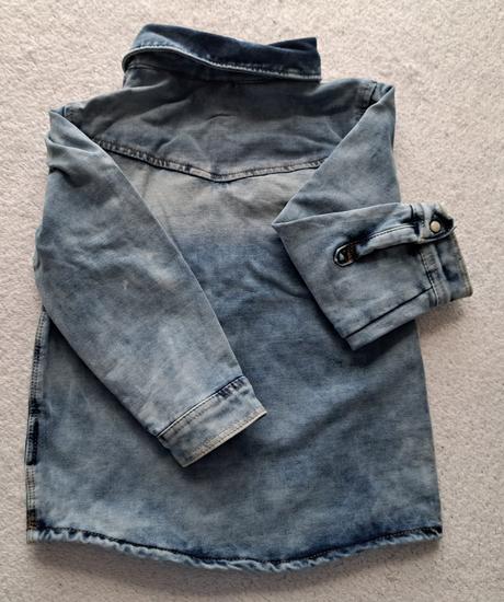 Košeľa teplákovo-rifľová h&m 86, h&m,86