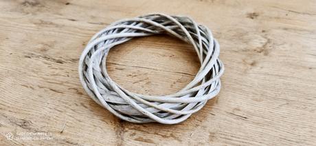 Prútený veniec - 20 cm - prírodný, 