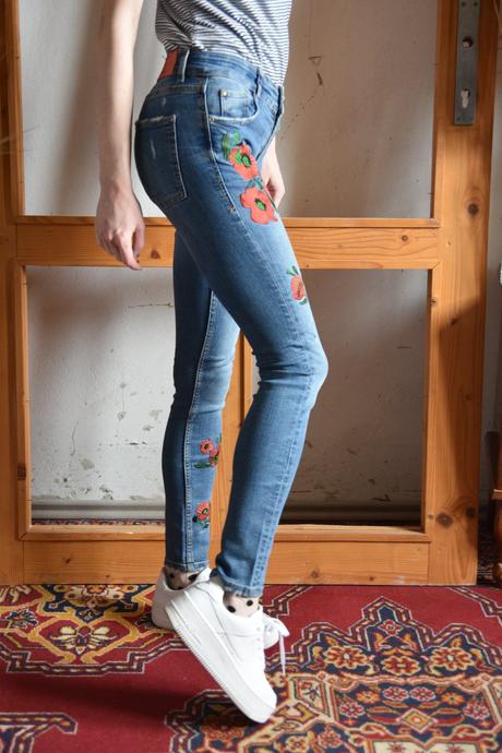 Rifle s kvetinkami zara xxs xs, zara,32