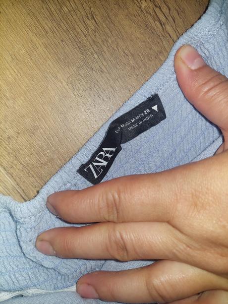 Bledomodre saty, zara,m