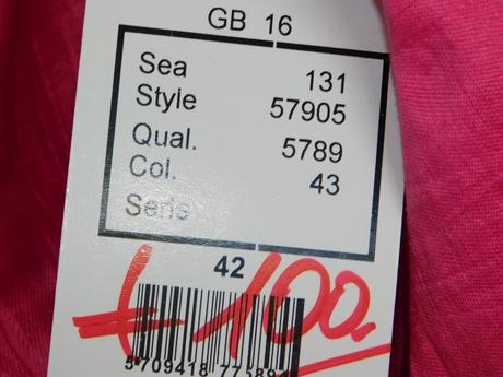 Luxusny lanovy blejzer, 42