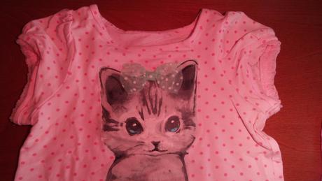 Tričko s mačičkou, h&m,92