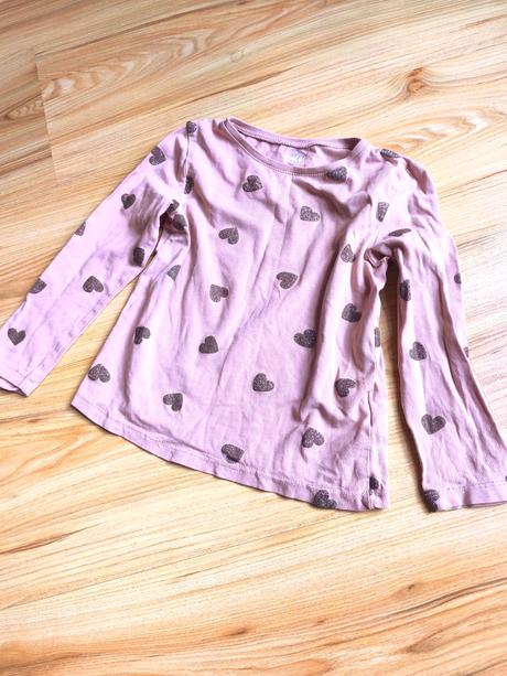 Tričko s dlhým rukávom h&m, h&m,104