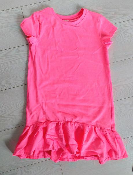 Neonové šaty 134/140, pepco,134