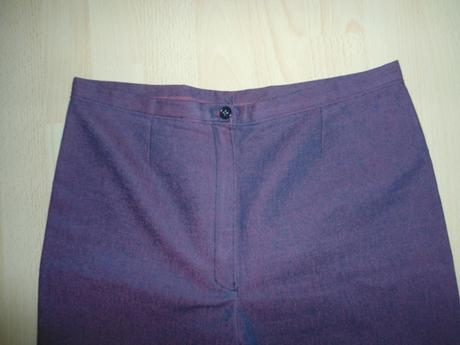 Damske tmavo-cervene nohavice, s