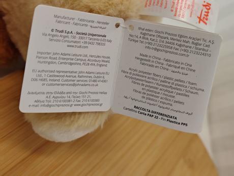 Luxusný levík trudi sweet col. lion, visačky, 0+,