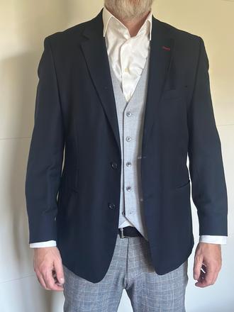 Pánske vlnené sako otto berg fashion veľkosť 56, otto,xxl
