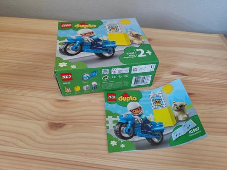 Lego duplo policajná motorka,