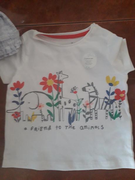 Nová súprava tričko a kraťasy, f&f,80