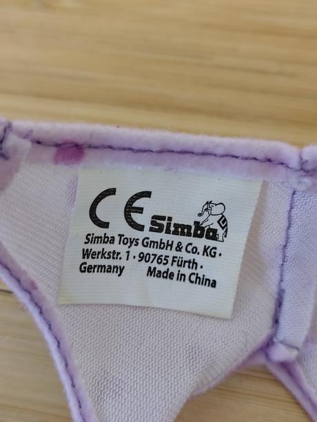 Zajačik pamper petz s plienkou, simba, 16 cm,