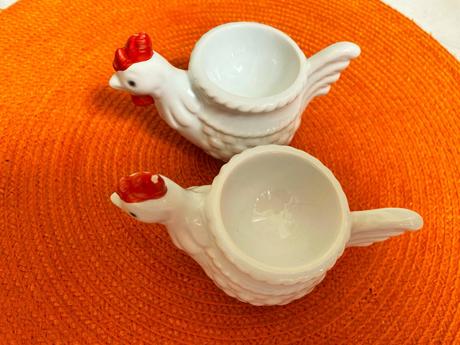 Starožitné stojany na vajíčka 2ks,