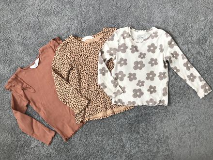 3 tričká v.110/116, h&m,110