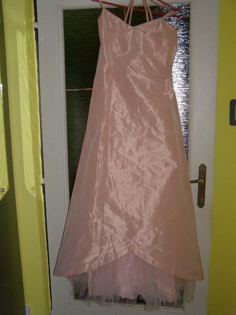 Pekné ružové šatečky l, xl