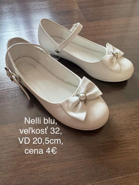 Sviatočné topánky, nelli blu,32
