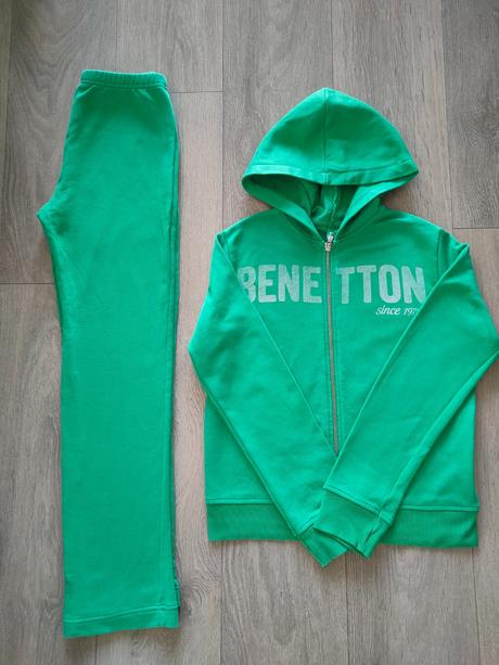 Kvalitná detská súprava zn.benetton,10-11 r,150 cm, benetton,152