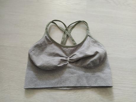 Sivá športová podprsenka s-m, crivit,s