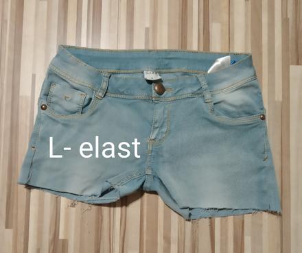 Elastické rifľové kraťasy l, l