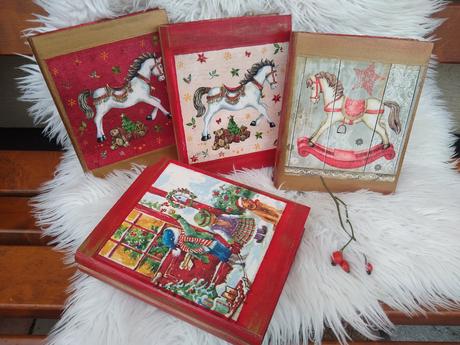 Vianočná dekorácia v tvare knihy, 