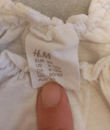 Set tričiek h&m 80, h&m,80