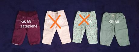 Kik nohavice 68, kik,68
