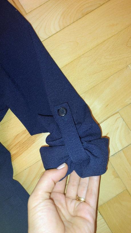 Elegatne tmavomodre sako, xs