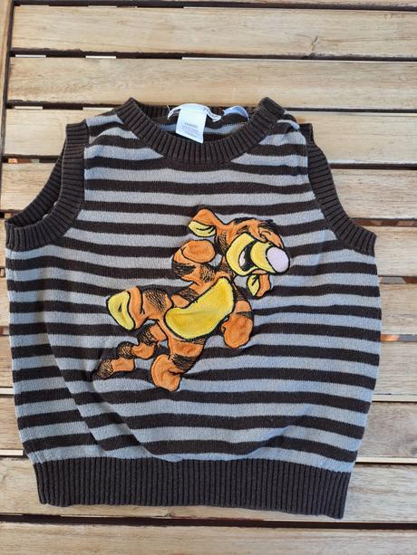 Vesta s motívom rozprávky macko pú značka h&m, h&m,80
