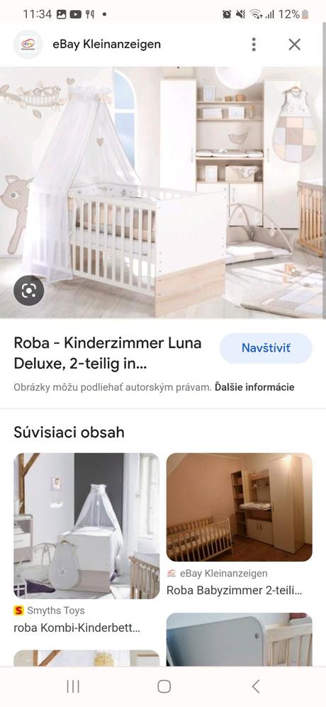 Detská izba - skrine + postieľka,