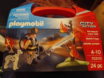 Playmobil 70310 poziarnik box,