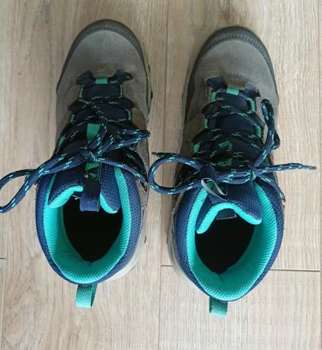 Detská nepremokavá turistická obuv mh500 veľ. 35, decathlon,35