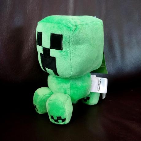 Plyšová minecraft pokladnička creeper 20cm,