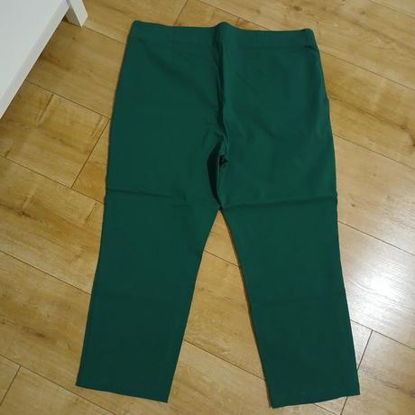 Zelené cigaretové nohavice/jeggins, tchibo,48