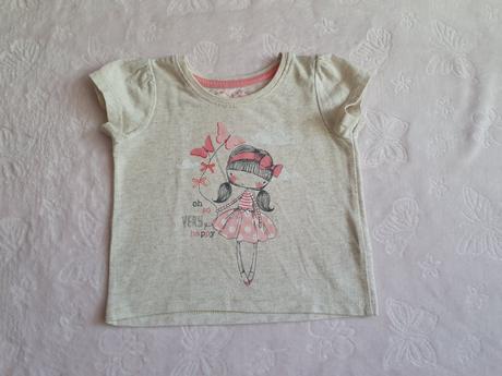 Tričko s dievčatkom, primark,80