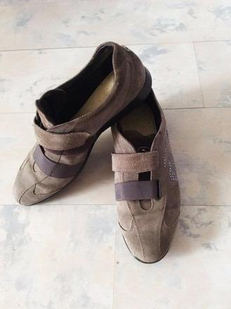 Kožené semišové tenisky, 39