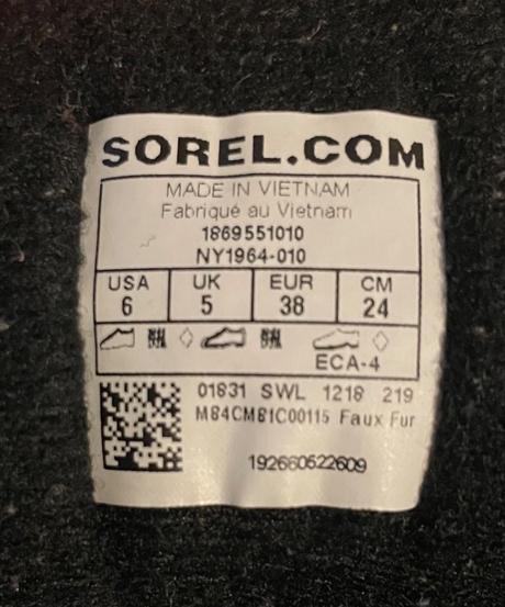 Sorel snehule 38, sorel,38