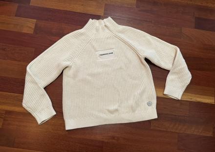 Dievčenský pletený pulover ck, calvin klein,140