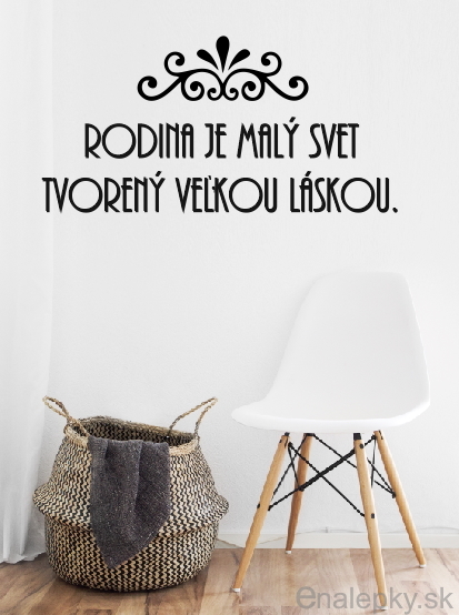 Nálepka na stenu - veľká láska, 