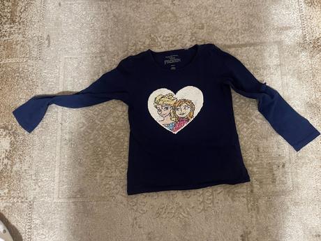 Tričko frozen - premieňajúce, c&a,116