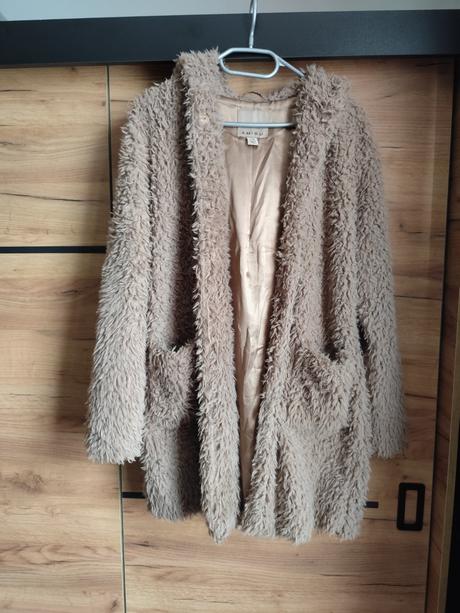 Tenší teddy kabátik s kapucňou, new yorker,36